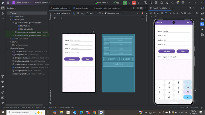 grade calculator android app