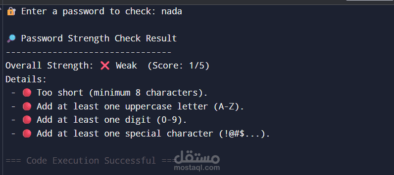 Custom Python Script to Check and Improve Password Strength