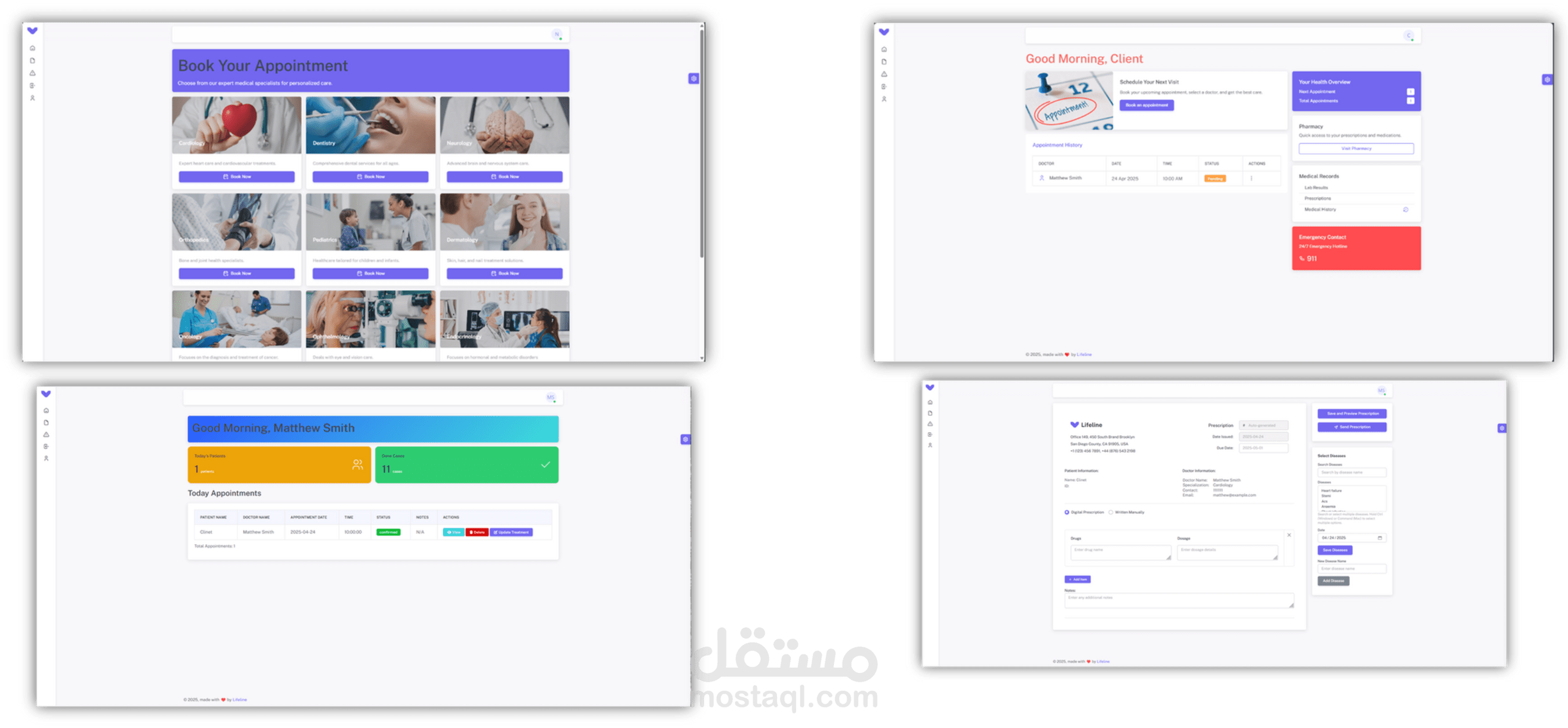 Lifeline Hospital smart management system