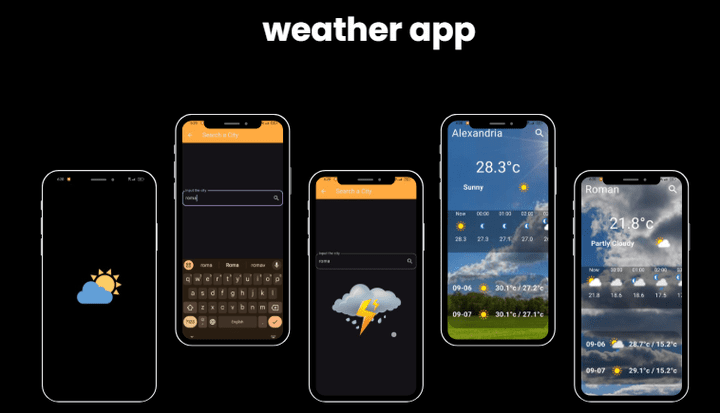 weather app