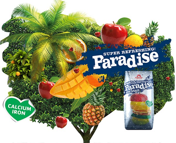 Paradise Drink 2d -3d Design