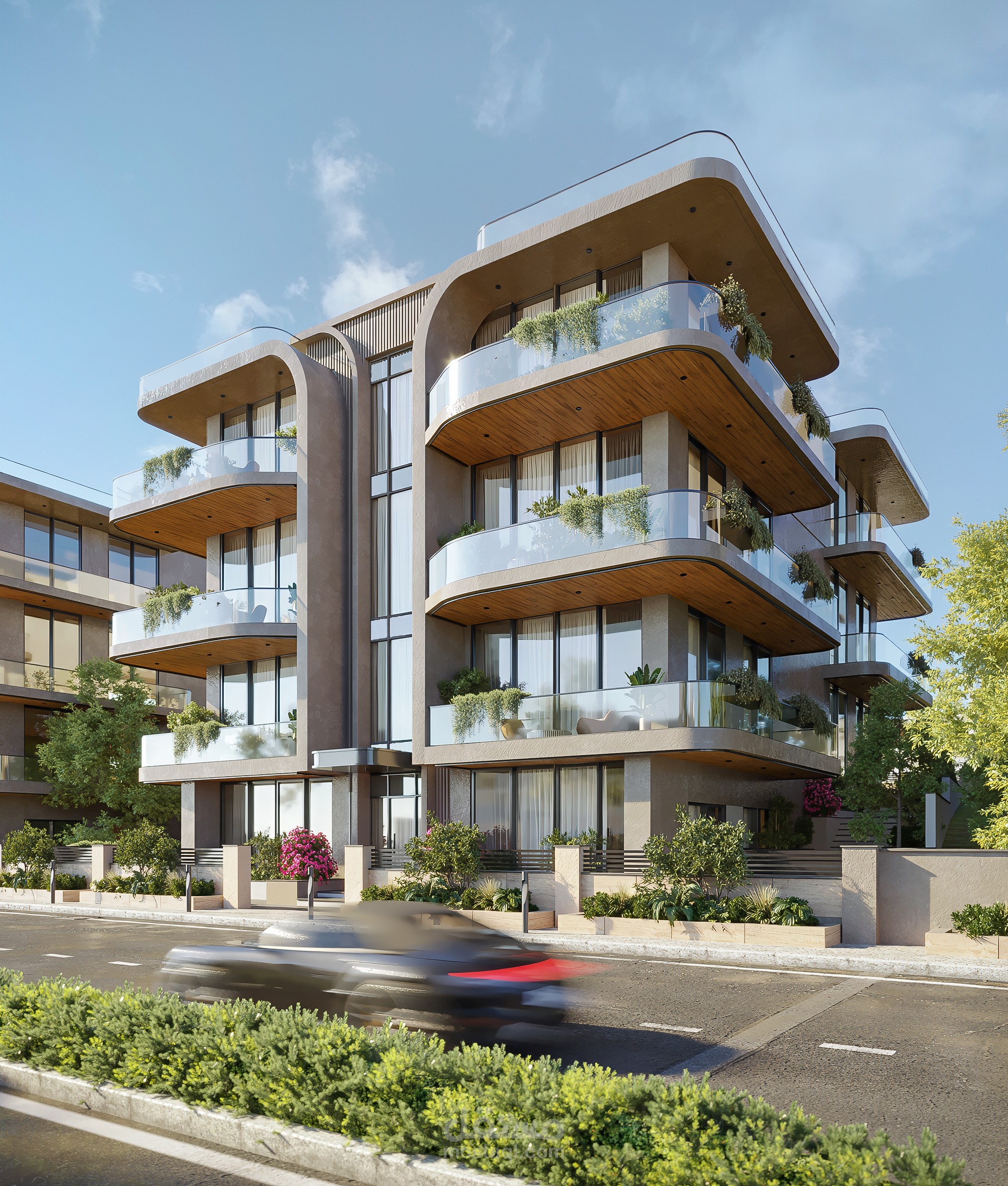 An appartment in complex on 500 sqm,