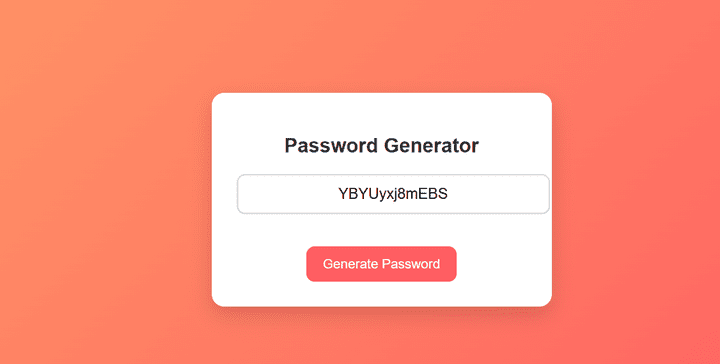 PASSWORD GENERATION