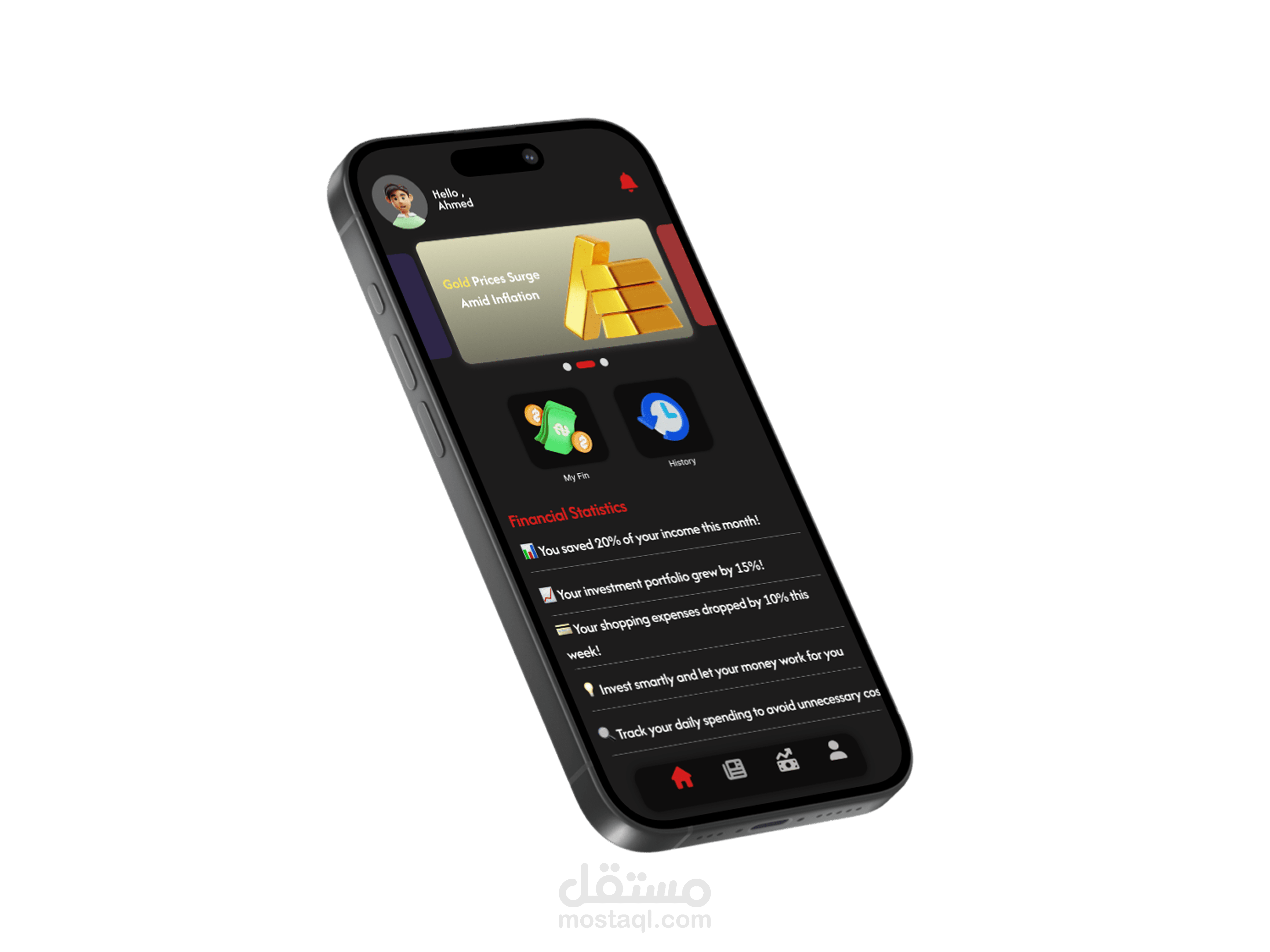 Edge financial app