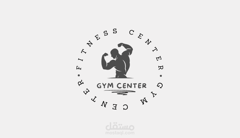 تصميم شعار احترافي لمركز لياقة وجيم (Gym & Fitness Logo Design