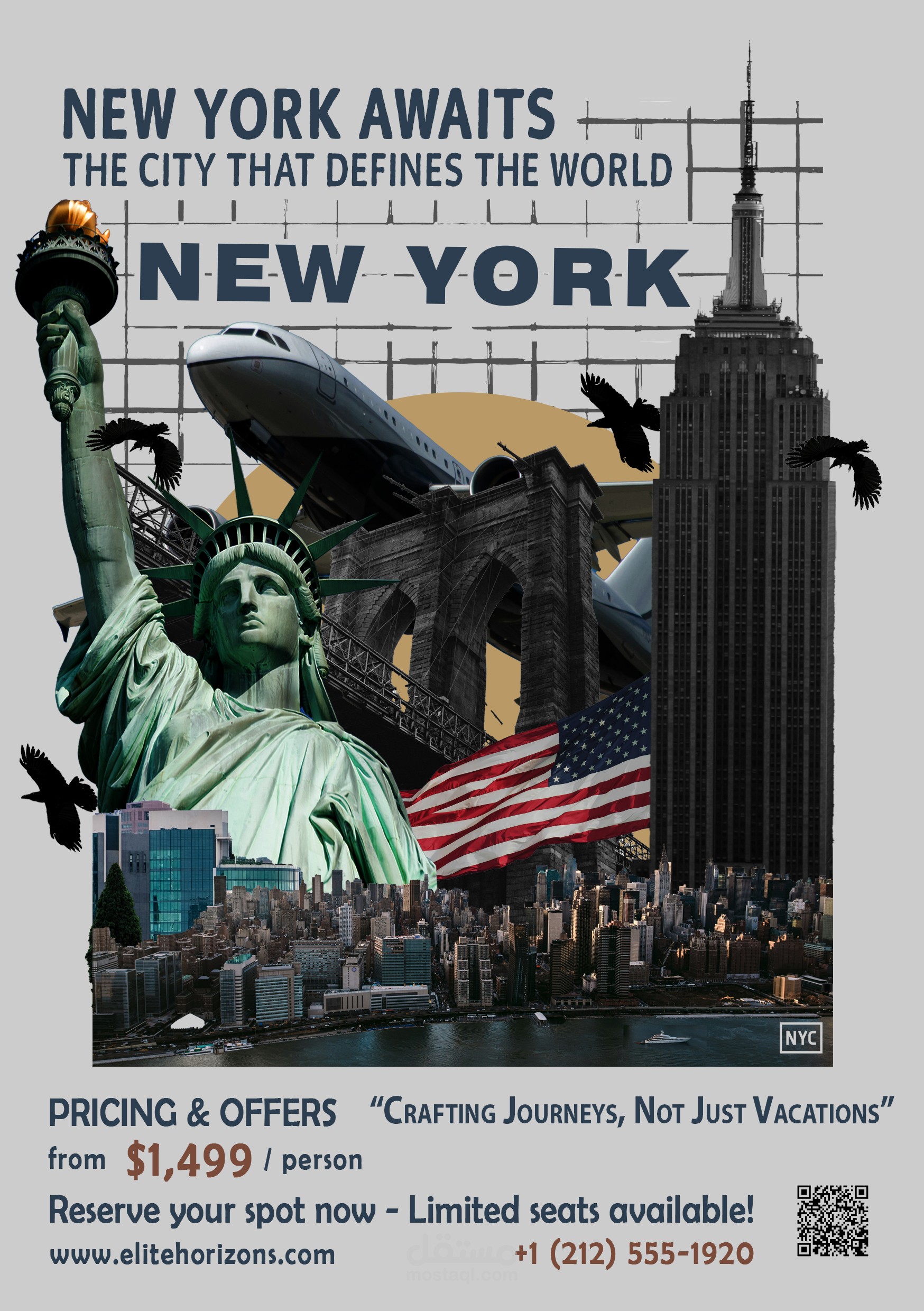 tourism flyer for  New York City