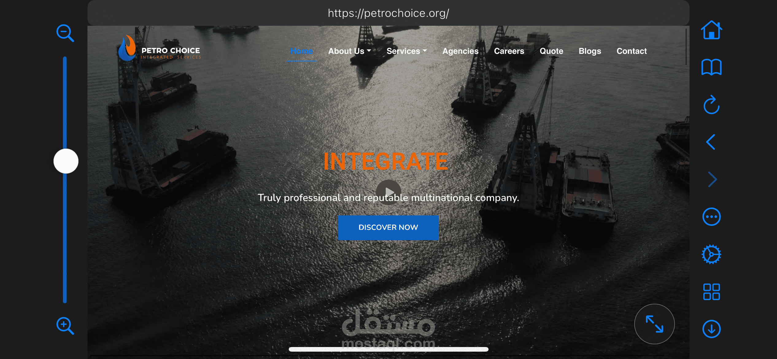 Portfolio Website for Petrochoice