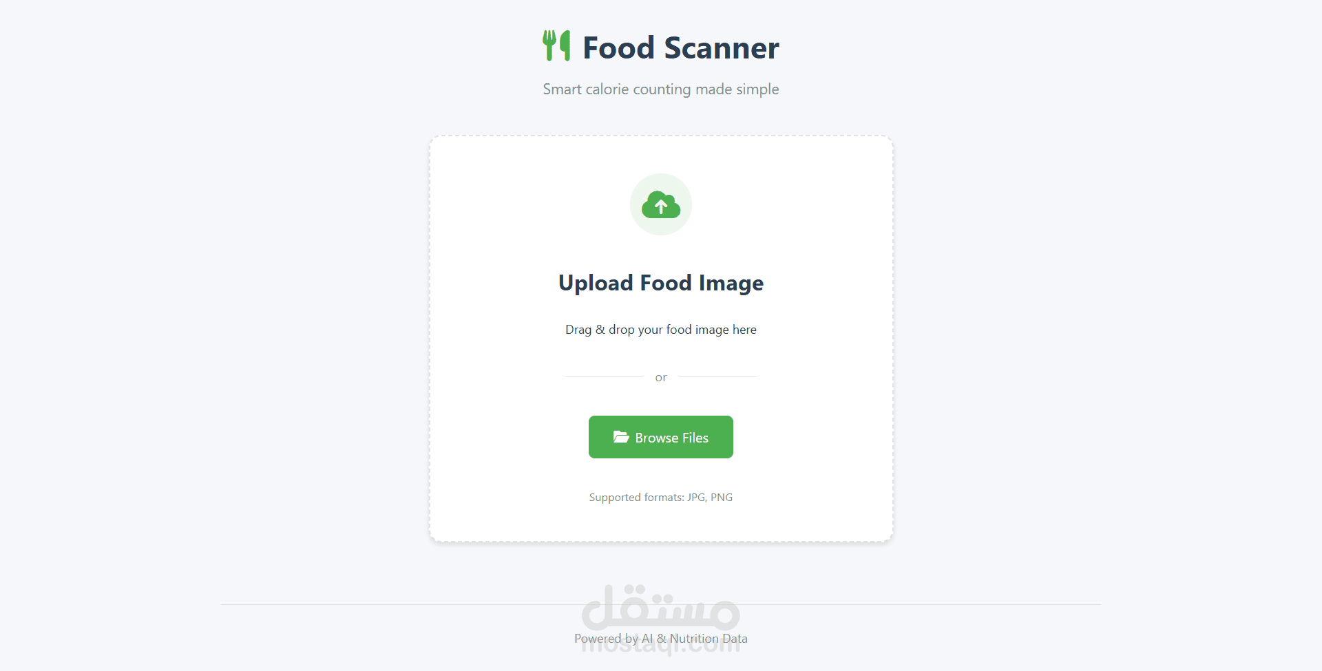Calorie Counter AI Web App