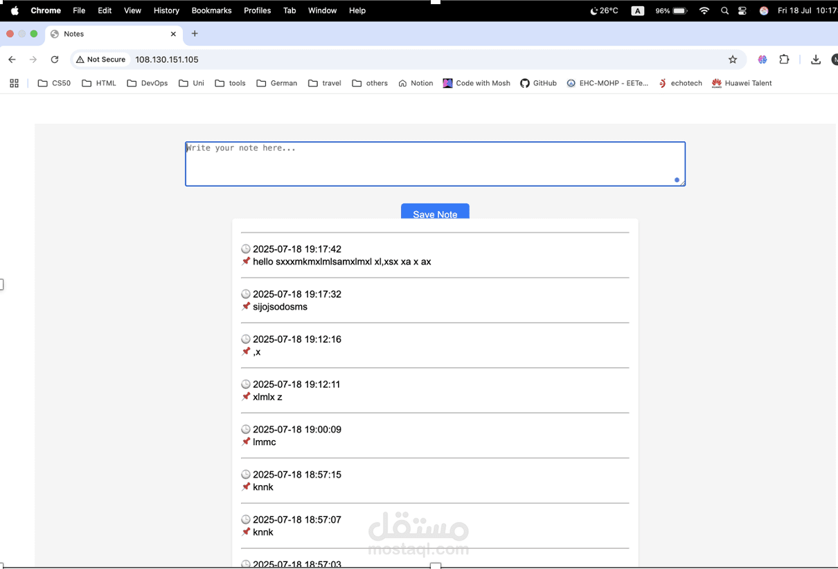 Deploy a Note-Taking Website on AWS EC2 with Backup Strategy