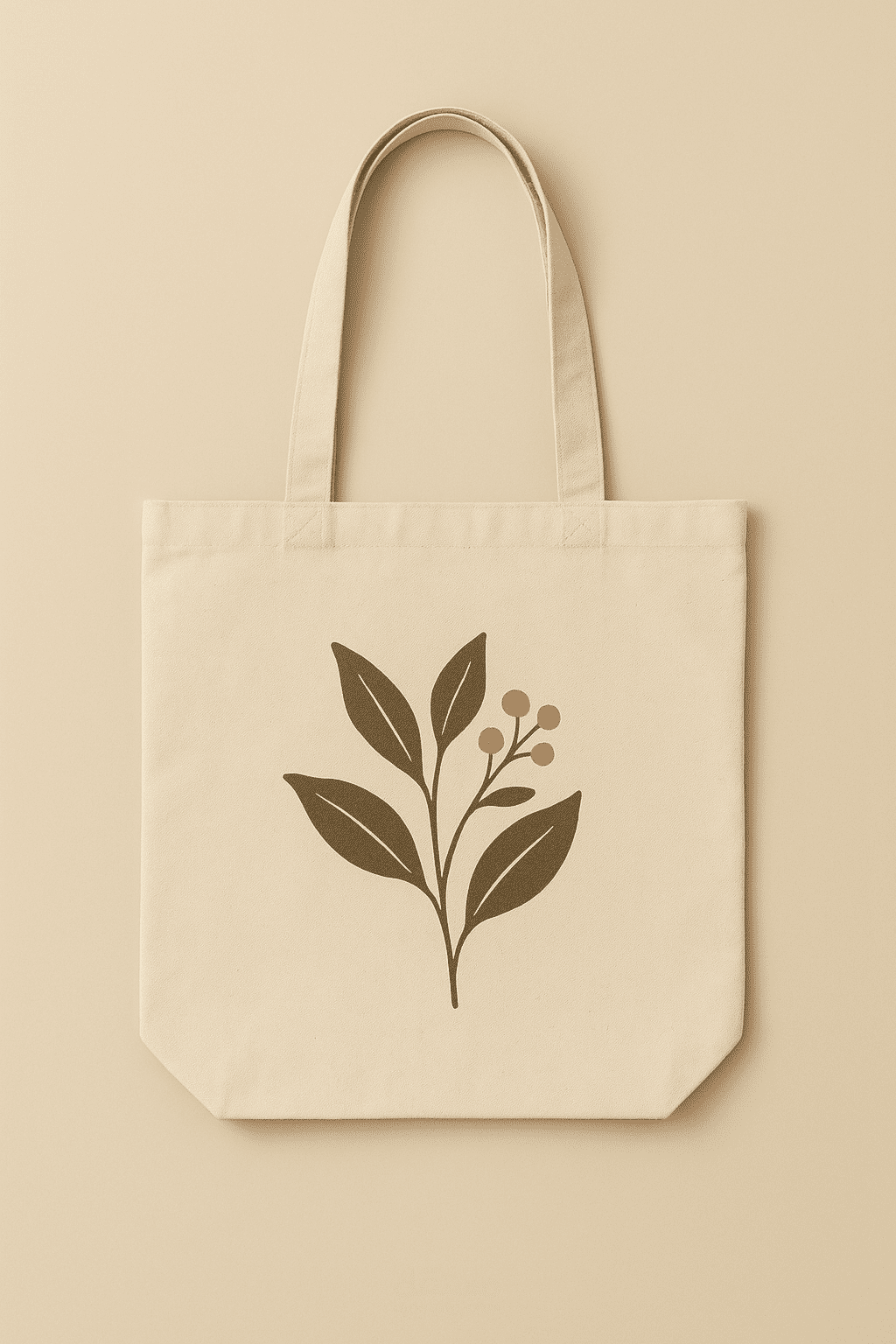 حقيبة قماشية (Tote Bag) برسمة أنيقة
