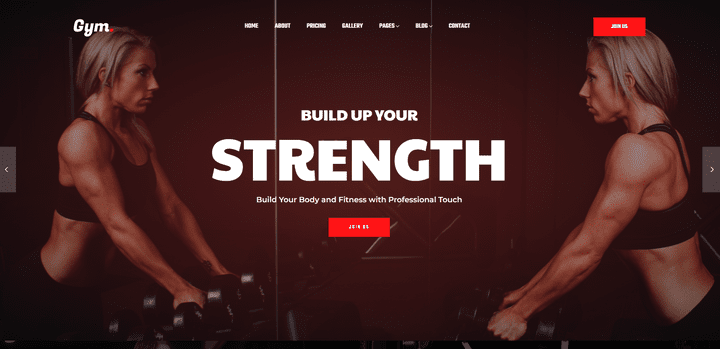 Gym Website