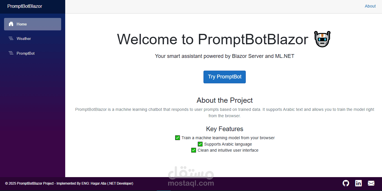 Prompt Bot Blazor