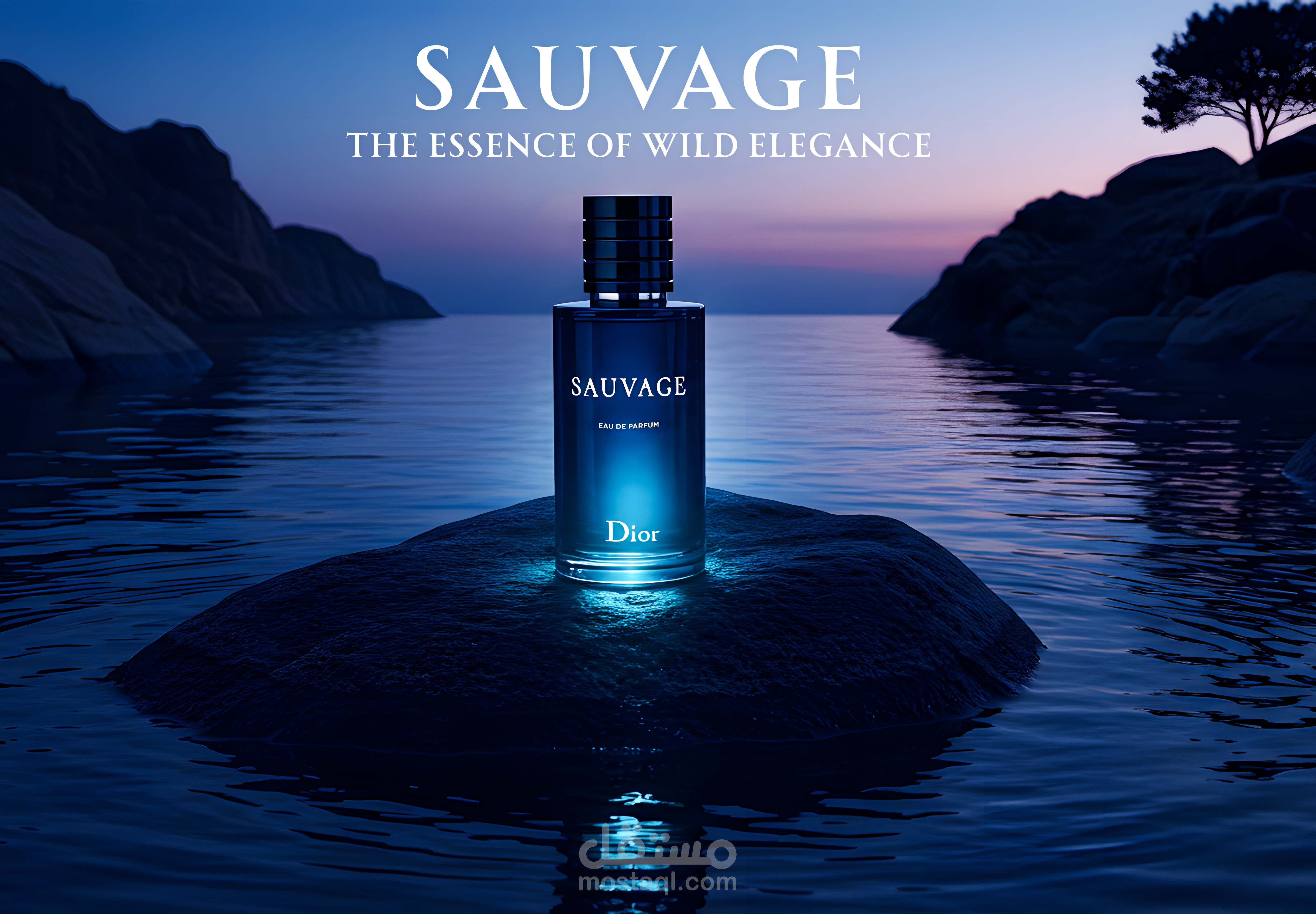 إعلان فاخر لعطر Sauvage
