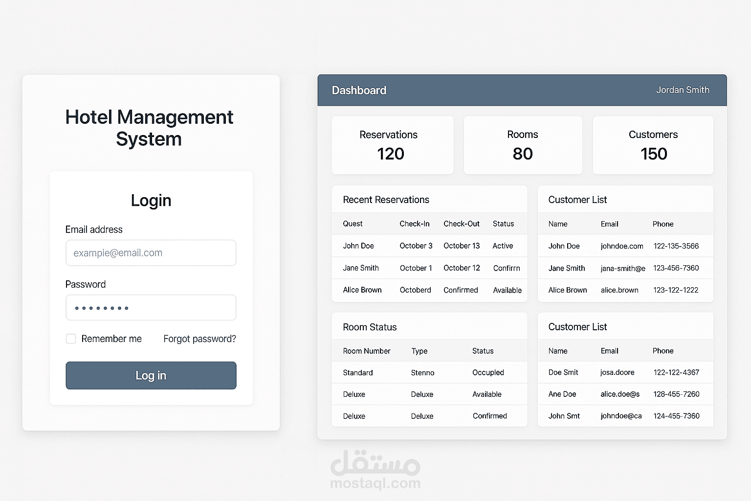 نظام إدارة فندق – Hotel Management System