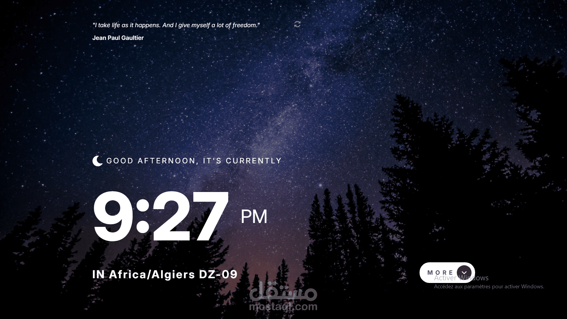Clock API App