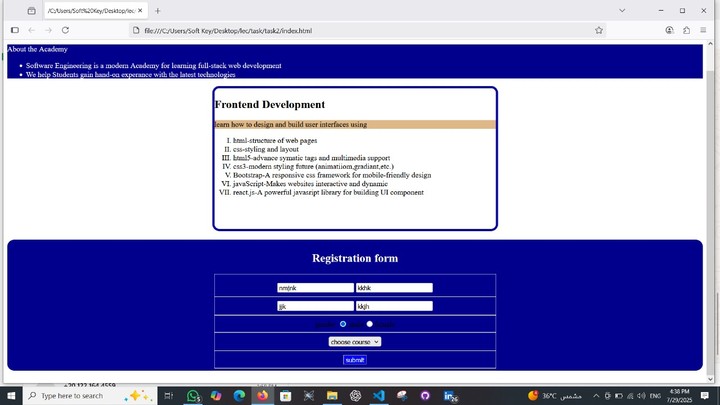 start project