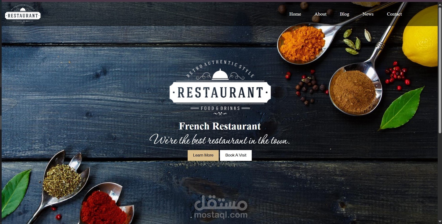 Restaurant Website Design