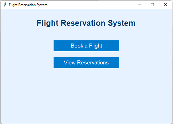 تطبيق حجز الطيران – Flight Reservation App