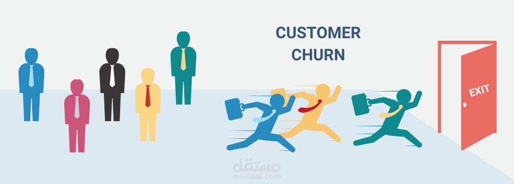 تنبؤ بانسحاب العملاء (Churn Prediction) باستخدام تعلم الآلة