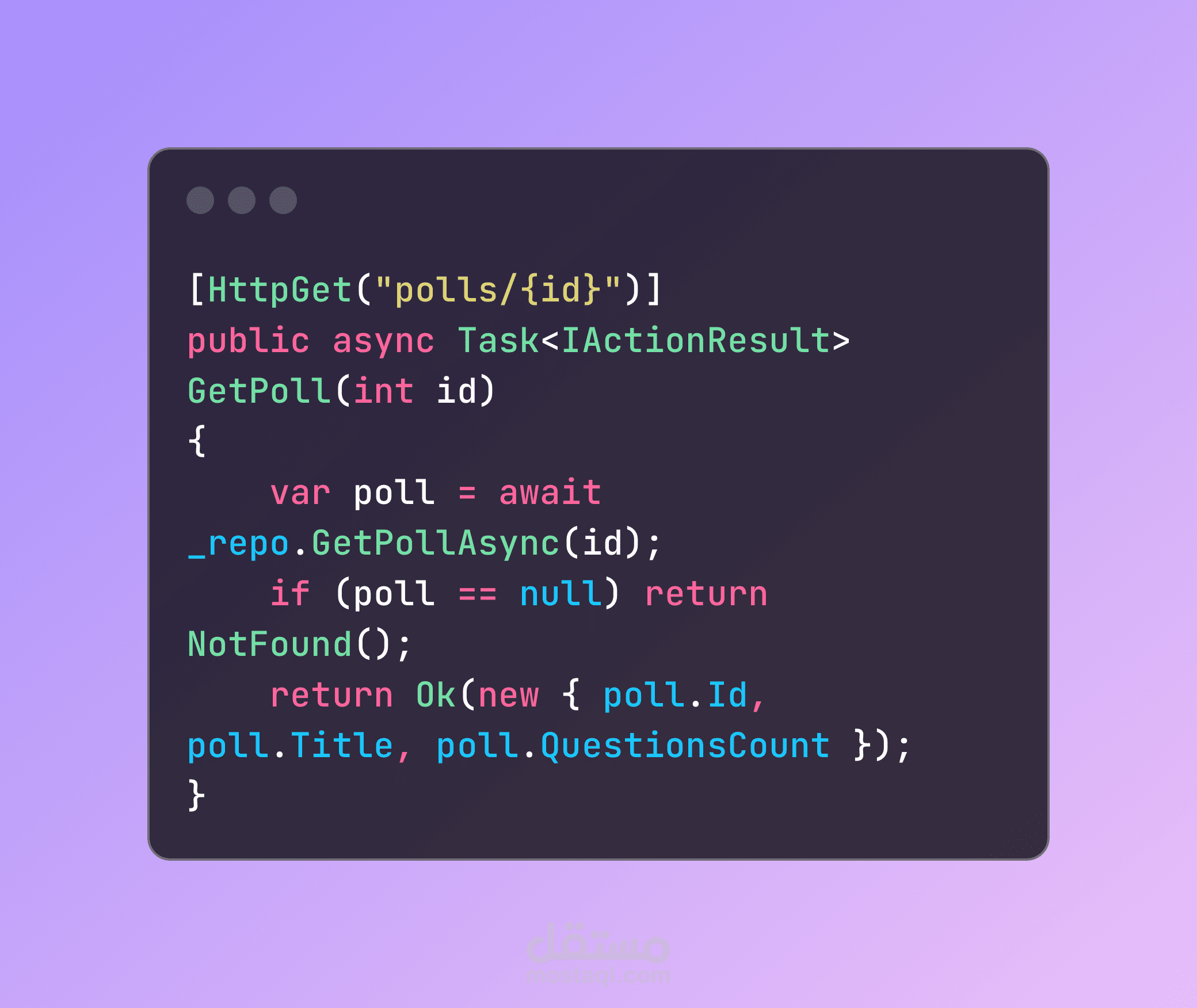نظام استطلاعات RESTful API – Survey Basket