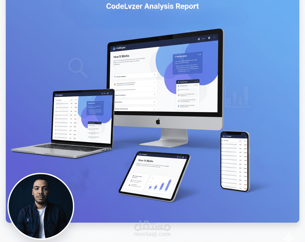 تطوير منصة CodeLyzer لتحليل الكود الثابت وتصور البيانات