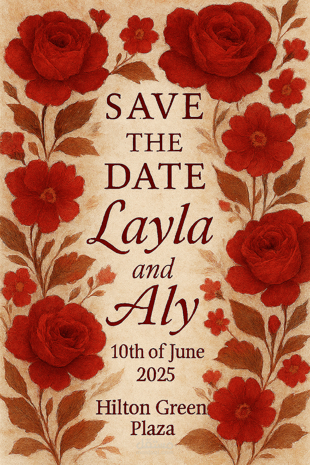 wedding invitation