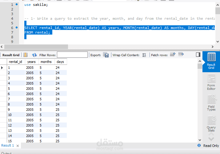 SQL Project: Temporal Data Analysis with Sakila Database