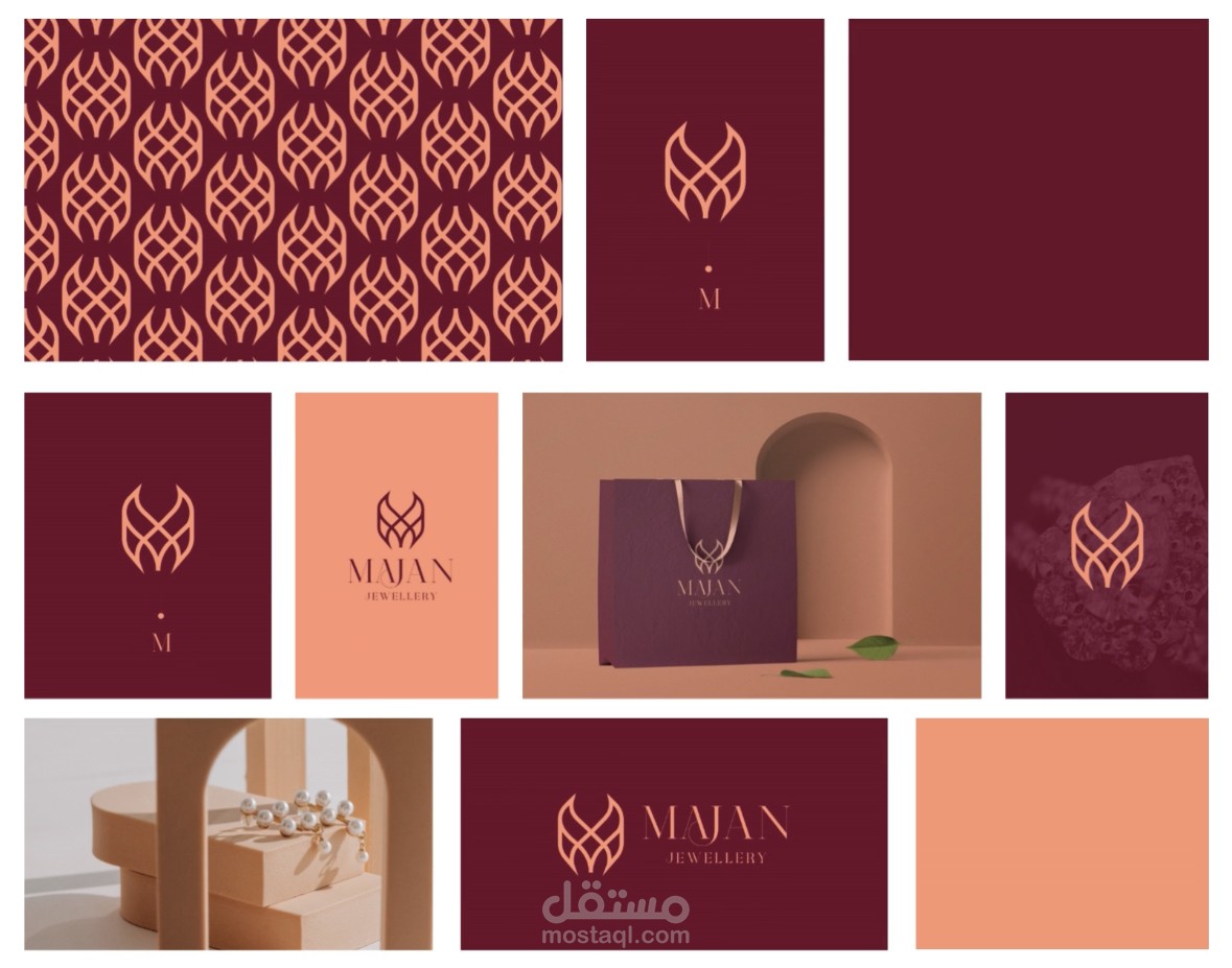 هوية بصرية MAJAN jewellery