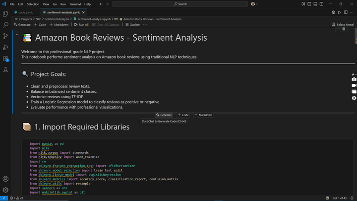 Sentiment Analysis Project