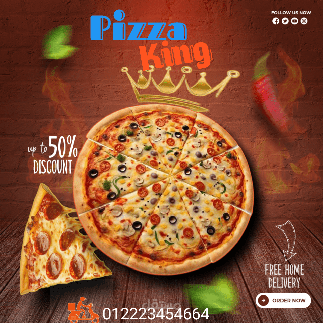graphic design   _ pizza post