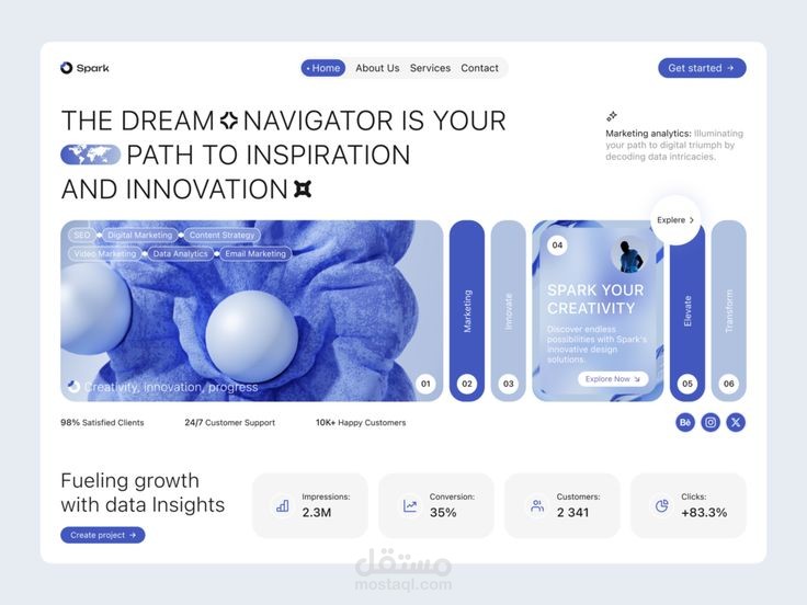 Spark Landing Page