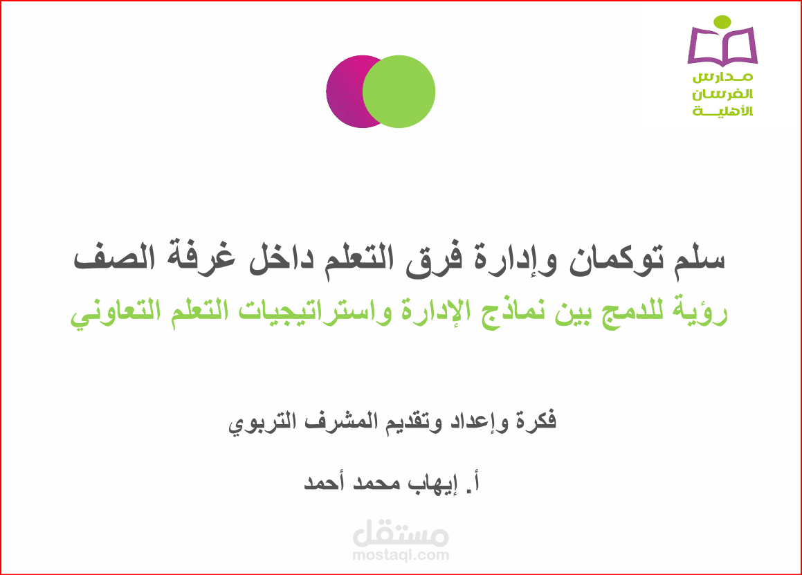 نموذج توكمان وإدارة الفريق داخل غرفة الصف