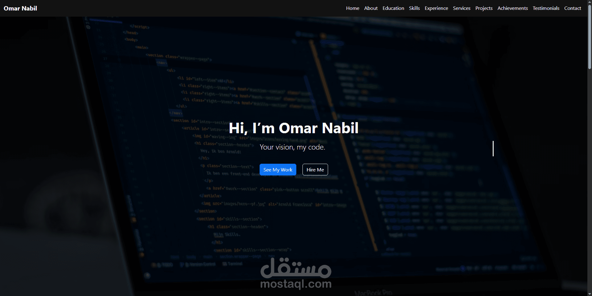 Personal Portfolio Website