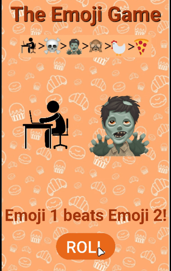 Emojis battle app