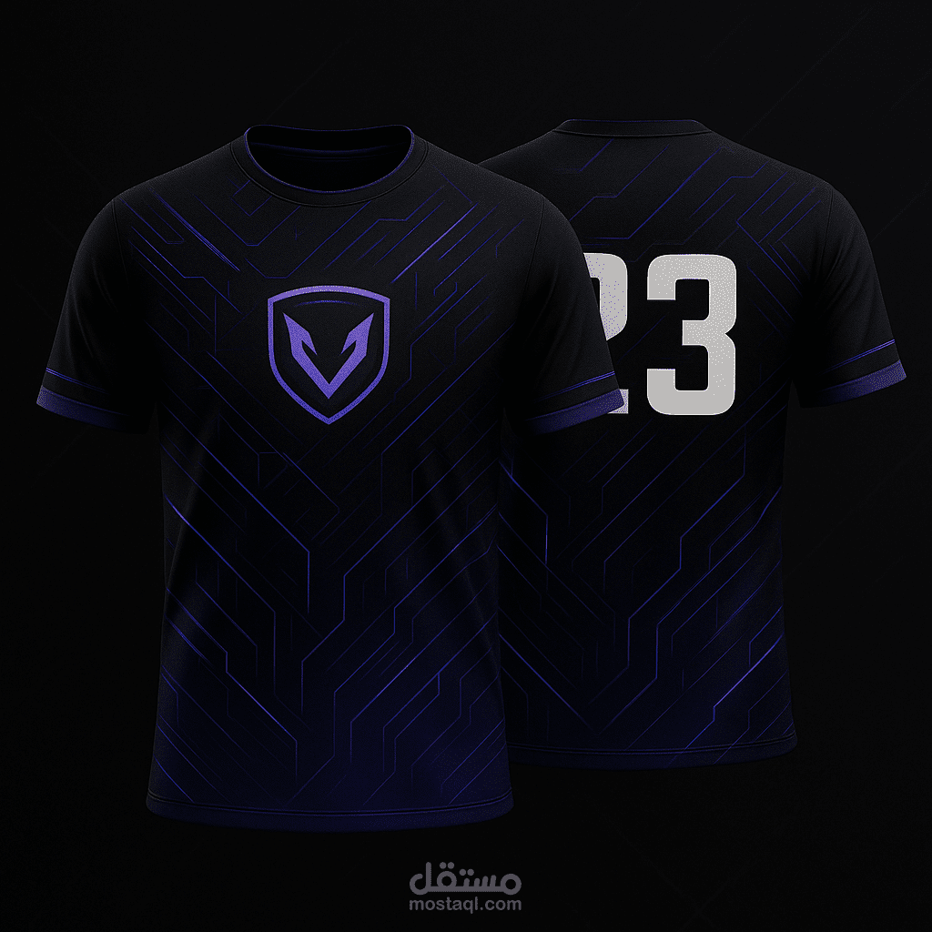 تصميم قمصان رياضية إلكترونية احترافية (Esports Jerseys)