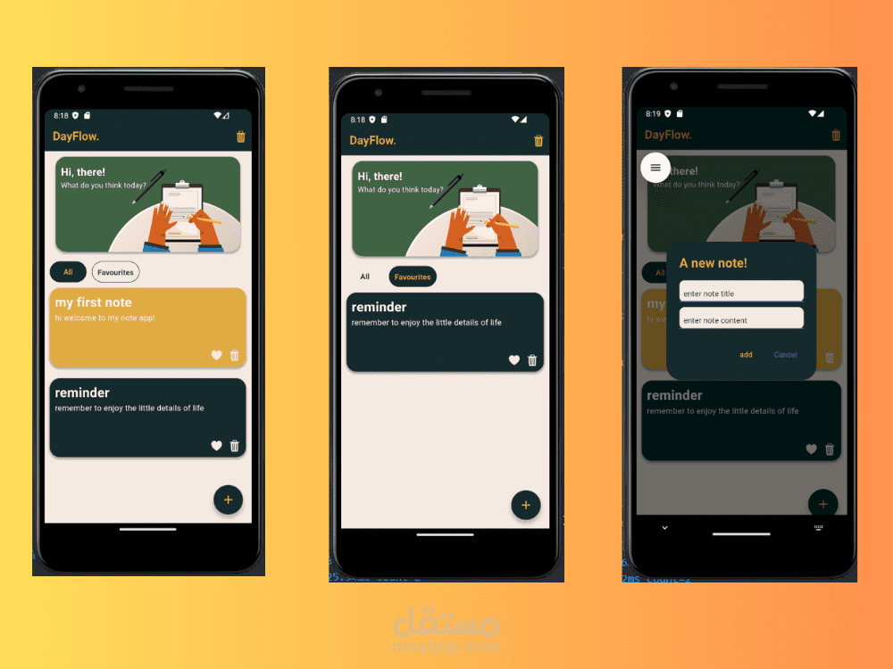 DayFlow noteapp