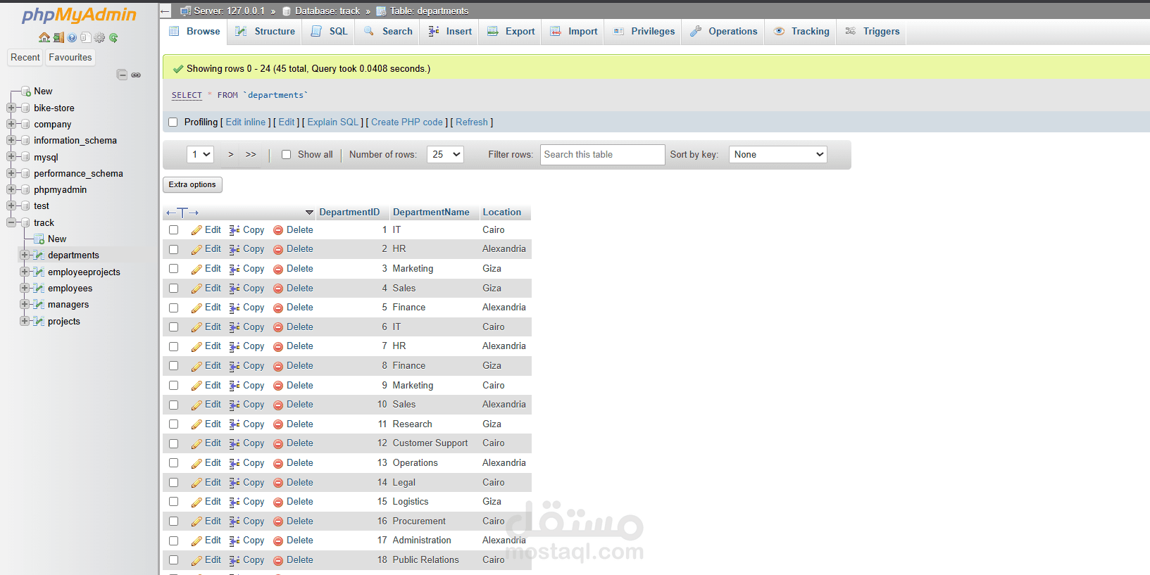 database sql