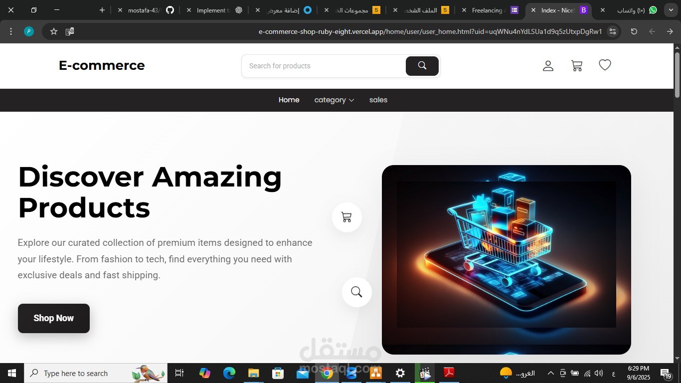 E-Commerce Web App
