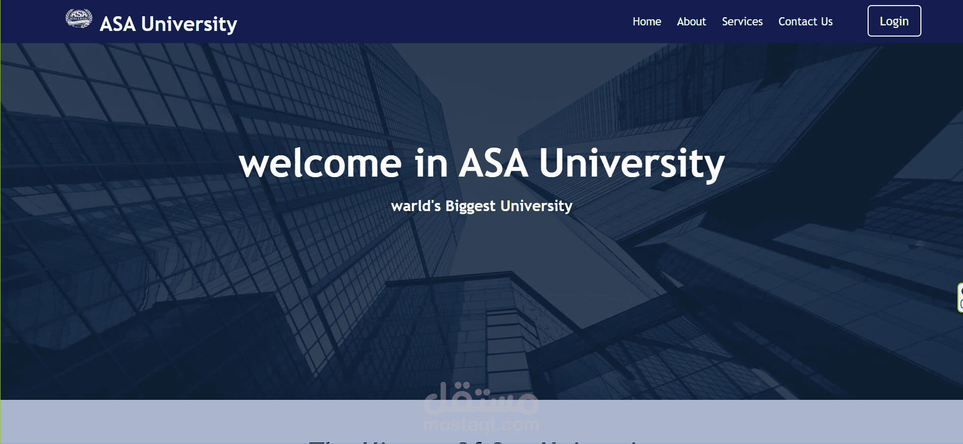 ASA University Website