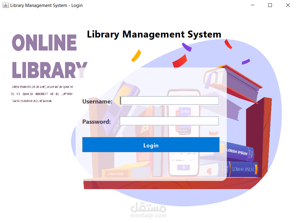 Online Library Management System
