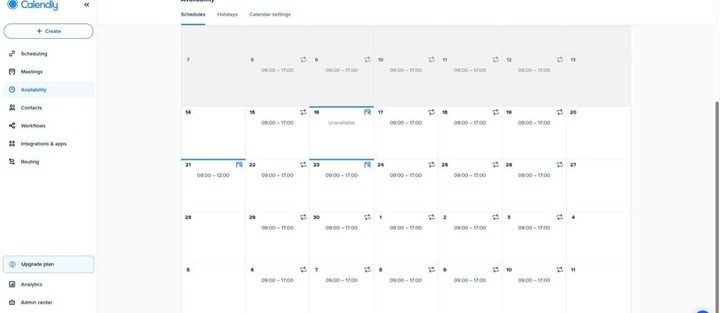 منصة Calendly لتنظيم المواعيد