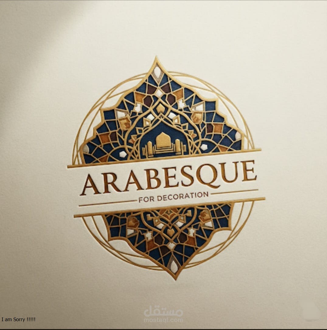 Arabesque for decoration