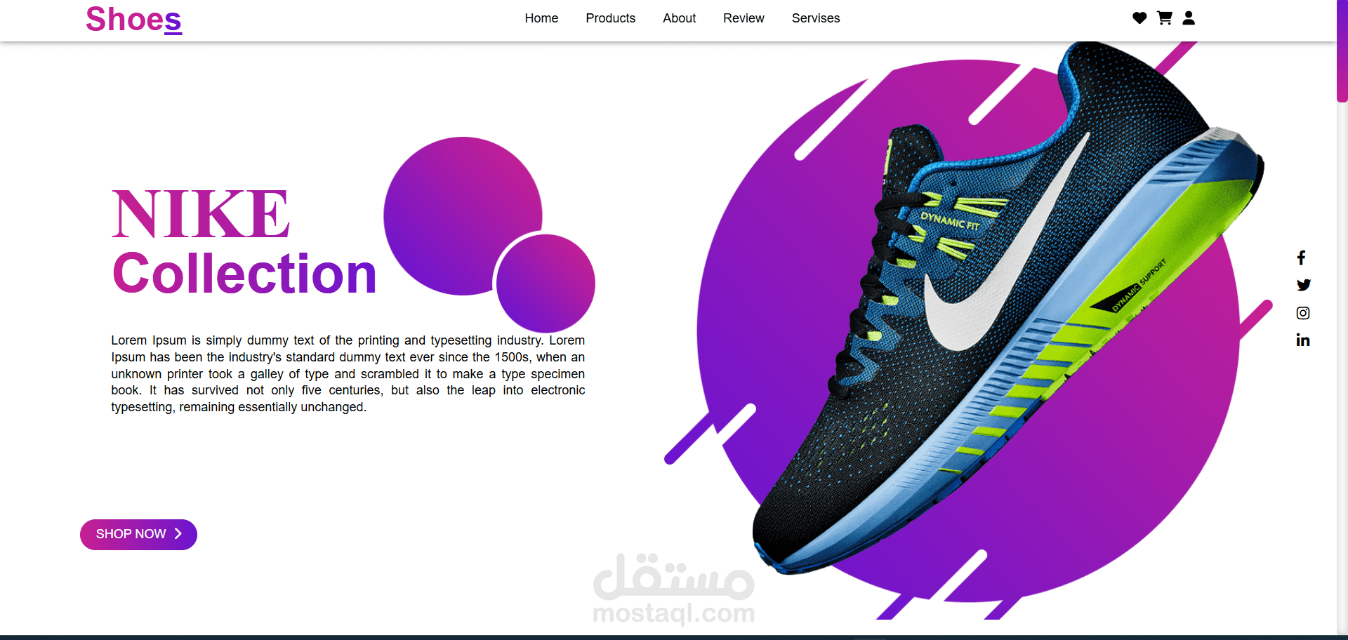 Shoes Website