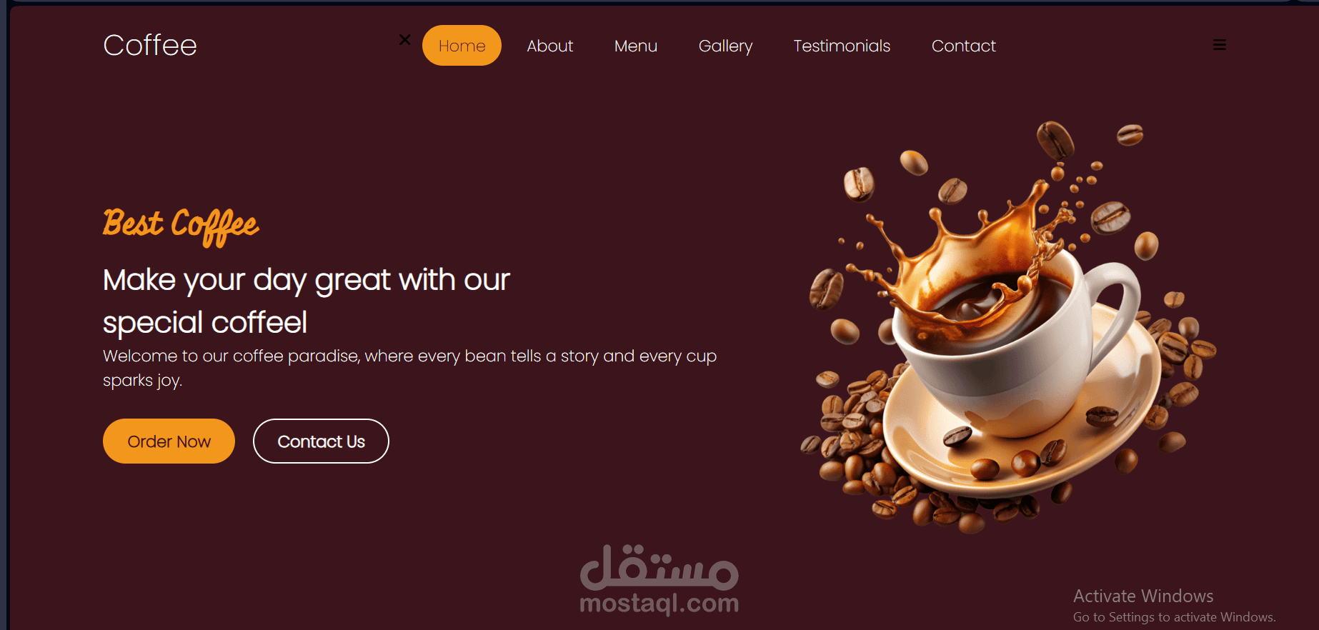 Coffee Website