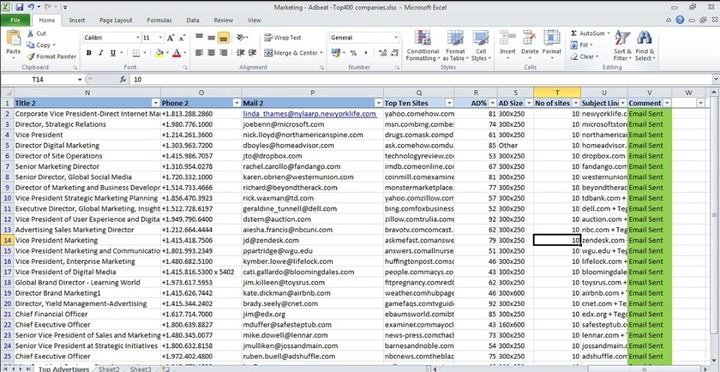 Data entry