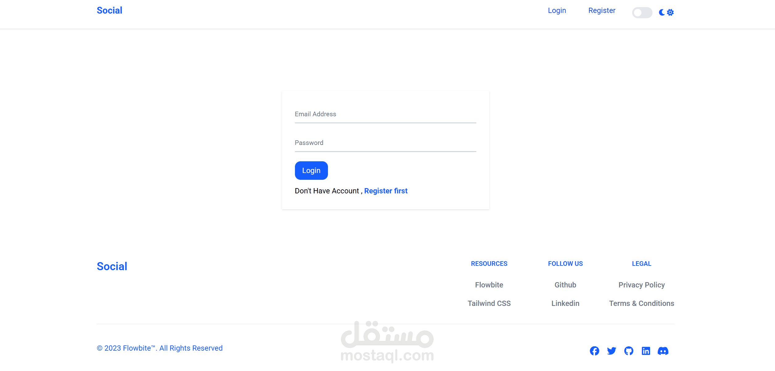 Social Vert — Responsive Social Platform