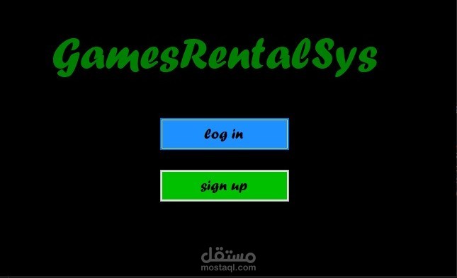 Games Rental System