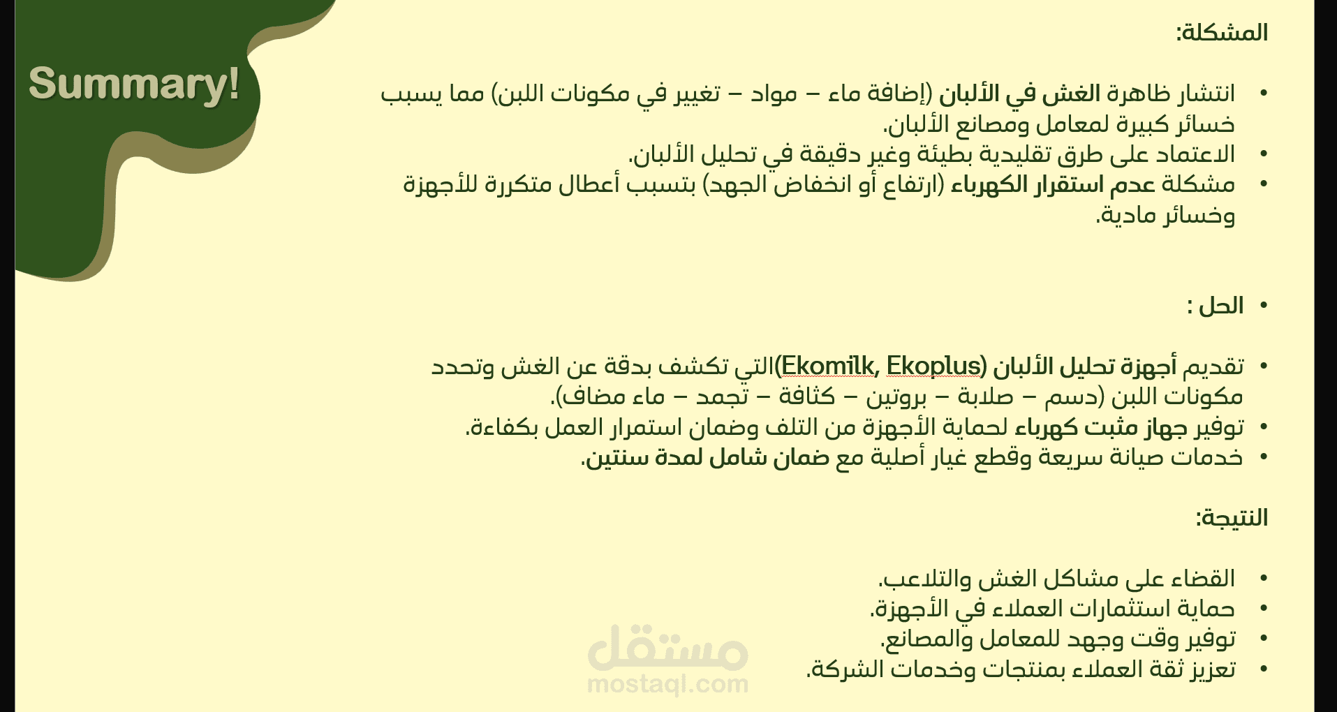 فكرة مشروع يتم التسويق له