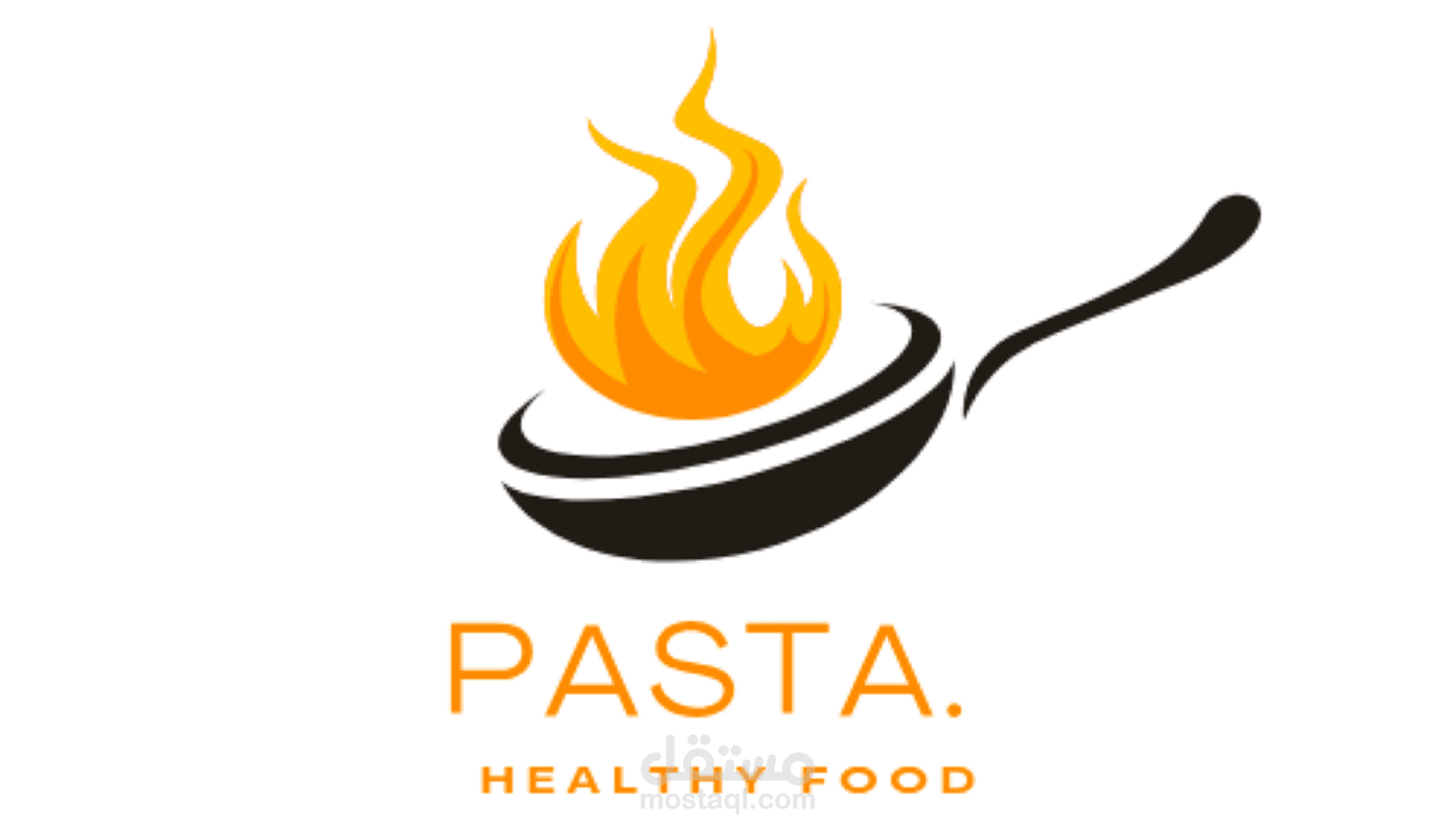 شعار مطعم باستا - Pasta Healthy Food Logo