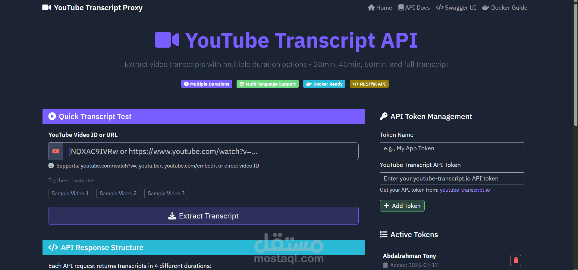 youtube transcript